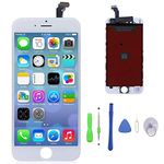 Screen Replacement for iPhone 6 LCD Touch Digitizer Display for iPhone 6 LCD Screen Replacement Full Set with Repair Tools Kit - White