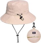 Beige Waterproof Bucket Hat for Wom