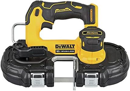 DEWALT 12V MAX XTREME Compact Bandsaw Brushless, 1-3/4 in Portable Saw, For Pipe, Rebar, Rod (DCS375B) (Tool Only)