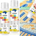 2 Pack 120ml Jigsaw Puzzle Glue wit