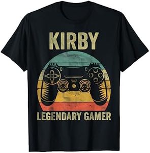Camiseta legendaria personalizada para jugador Kirby Name Video Gamer Camiseta