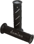 domino A25041C5240 Handlebar Grip, Street Type, 4.9 inches (126 mm), Thermoplastic Rubber, Black and Gray