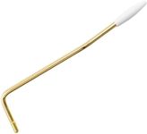 Wilkinson 5mm Push-In Tremolo Arm Whammy Bar for Wilkinson and Other Import Strat Electric Guitar, Gold with White Tip