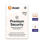 Avast Premium Security Multi-Device (Antivirus Pro) (PC, Mac, Android and iOS) (10 Devices | 1 Year) (Email Delivery in 2 hours- No CD)