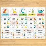 Pack of 36 Personalised Name Stickers for Water Bottles Waterproof Labels School Name Stickers for Lunch Boxes Waterbottles Packwith®