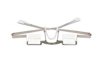 Lazyme Glasses, Prism Glasses Horizontal Glasses, Bed Prism Spectacles Horizontal, Unisex Lazy Spectacles Lie Down for Reading/Watching TV (Metal)