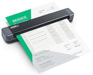 Plustek S410 Plus - Small USB Portable Sheet-Fed A4 Document Scanner for Windows 7 / 8 / 10 / 11 , OCR Software Include