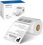 POLONO Genuine 4"x6" Direct Thermal Shipping Label, Perforated Postage Shipping Labels Compatible with POLONO PL60, PL70E and PL420 Label Printer, Permanent Adhesive, Commercial Grade, 200 Labels/Roll