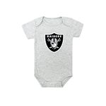 NFL Grey Bodysuits 9-12M - Las Vegas Raiders