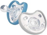 Dr. Talbot's Soft-Flex Orthodontic Pacifiers 6-12 Months, Blue/Gray, 2 Pack