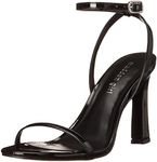 Madden Girl Women's Tasha Heeled Sandal, Black Patent, 10