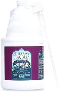Ultra Oil Skin and Coat Supplement for Dogs and Cats with Hemp Seed Oil, Flaxseed Oil, Grape Seed Oil, Fish Oil for Relief from Dry Itchy Skin, Dull Coat, Hot Spots, Dandruff, and Allergies (128oz)