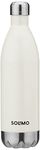 Amazon Brand - Solimo Stainless Steel Insulated 24 Hours Hot or Cold Bottle Flask, 1000 ml, White