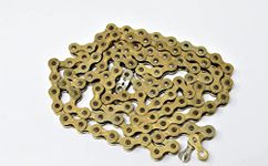 Taya 410h Gold Single Speed Bike Chain 1/2 X 1/8 Suit Fixie 105 Link (52 1/2")