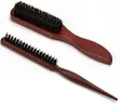 2 Brosse en Poil de Sanglier, Brosse Poils Sanglier, Brosse Cheveux Poils de Sanglier, Brosse Sanglier Cheveux Brosse Poil de Sanglier pour cheveux longs, bouclés, secs ou abîmés