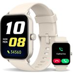 Smart Watch for Men Women (Answer/Make Call) with Alexa Built in, iPhone Android Compatible, Fitness Tracker Heart Rate Blood Oxygen Sleep Monitor 1.8'' Touch Screen Bluetooth Watch IP68 Waterproof