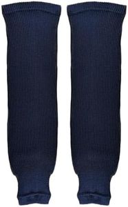 PEAR SOX Pro Weight Solid Color Hockey Socks (Navy, Mite)