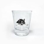 WIRESTER 1.5 OZ Shot Glass with Hea