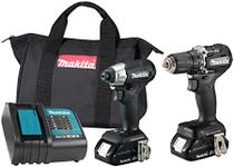 Makita DLX2423BX3 18V LXT Brushless Cordless Sub-Compact 2-Tool Combo Kit with 2 Batteries (1.5 Ah), Charger & Tool Bag