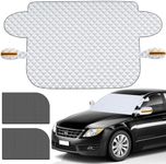 Car Windshield Sun Shade with Stora