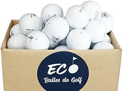 Lot de 100 balles de Golf de récupération Calibre AAA - Top Elite