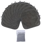 SINLAND Microfiber Makeup Remover Cloth Soft Wash Cloth for Face for All Skin Types Absorbent Reusable Face Cloth 12pack