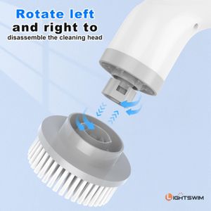Electric Spin Scrubber 7-in-1 Cleaning Brush – Cordless Power Scrubber