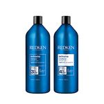 REDKEN Extreme Shampoo & Conditioner Set | Shampoo for Damaged Hair | Hair Strengthen & Repair Damaged Hair | Infused With Proteins