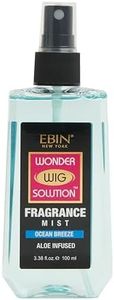 Wonder Wig Solution Fragrance Mist Ocean Breeze 3.38oz | Gives Moisture and Hydration to Hair with Aloe Infused Formula, Refresh the Wig, Eliminating Bad Odors, Long Lasting Fresh Scent, Anti-Frizz