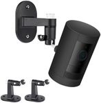 ALERTCAM 2Pack Adjustable Security Wall Mount Bracket for Stick Up Cam & Outdoor Cam Plus, Perfect View Angle for Your Surveillance Camera System - Black