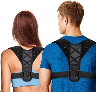 Posture Corrector for Women & Men,Adjustable Back Posture Corrector,Breathable-Invisible Upper Back Brace Support and Providing Pain Relief from Neck,Shoulder