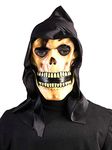 Forum Novelties unisex-adult Adult Hooded Scary Costume Mask, Death, Default