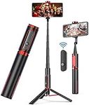 Selfie Stick Tripod, 3 in 1 Aluminum Bluetooth Selfie Stick with Wireless Remote, Extendable & Stable Tripod for iPhone 14/14 Pro Max/13/13 Pro/12/11 Pro and Samsung Huawei Smartphones, etc.