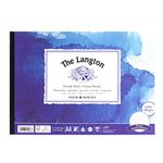 Daler Rowney Langton Gummed Pad 140lb ROUGH A4 12s (Pad)