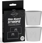 MediCaptain Soccer Shin Guard Straps - Silicone Shin Guard Holders - Alternative to Soccer Tape for Socks, Shin Guard Stays for Adult, Youth 13+, Compatible with Soccer Grip Socks and Sock Sleeves