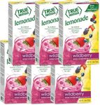 True Lemon Wildberry Lemonade 10ct Naturally Flavoured Drink Mix - 10 Calories Per Packet - No Artificial Sweeteners or Preservatives (6 Pack)