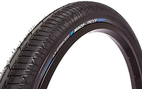 KHE BMX Bike Tyre Puncture Proof Street-Park Mac2+, 20" x 2.30", Black-Black Sidewall