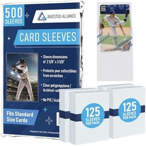 Premium Penny Sleeves for Trading Cards | Soft Trading Card Sleeves for Baseball Cards, Ultra Clear Plastic Pro Sports Card Sleeve, Football, MTG Collector Sleeve (Standard + Thick Options Available)