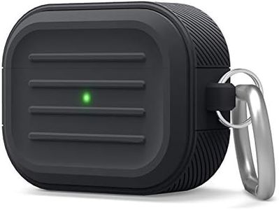 elago Armor Case Designed for AirPods Pro Case - Protective Cover, Shock Proof Silicone (Black)