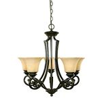 Designers Fountain 81885-FSN Mendocino 5 Light Chandelier