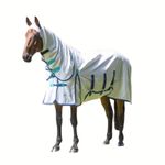 Shires Highlander Plus Sweetitch Horse Combo Rug - White 6ft3
