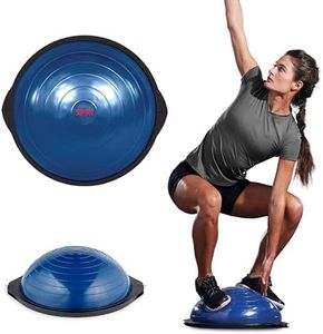 SPRI Balance Trainer Sport - Dome Shape Half-Exercise Ball with Non-Skid Base - For Balance Training, Strength Building, Toning, and Improved Flexibility - 50cm Diameter