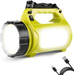 LE Rechargeable LED Camping Lantern, 1000LM, 5 Light Modes, Power Bank, IPX4 Waterproof, Perfect Lantern Flashlight for Hurricane Emergency, Hiking, Home and More, USB Cable Included