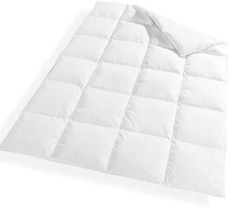 VitaloBett 100% Winter Daunendecke 135x200 cm Premium Winterbettdecke warm aus Baumwolle - atmungsaktiv & waschbar warme Daunen Winterdecke 135x200cm - Duvet Made in Germany - Ökotex Bettdecke