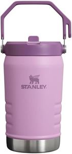 Stanley IceFlow Stainless Steel Tumbler with Straw - Vacuum Insulated Water Bottle for Home, Reusable Cup with Straw Leakproof Flip - Cold for 12 Hours or Iced for 2 Days, 40 Oz, Lilac