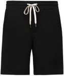 True Classic Men's Comfort Fit Fleece Shorts, French Terry Sweat Shorts for Men Black