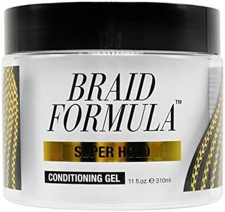 EBIN NEW YORK Braid Formula Conditioning Gel, Super Hold, 11 Oz | Great for Braiding, Twisting, Edges, No Residue, No Flaking, Strong Hold, High Shine, Smoothing with Clean, No Build-up