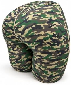 The Buttress Pillow – Butt-Shaped Body Pillow for Sleep & Stress Relief | Premium All-Natural Latex, Ergonomic Neck Support for Side/Back/Stomach Sleepers | Washable Yoga-Pant Cover