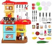 Delex® Toddler Kitchen Playset Red My Little Chef With 30 Accessories Role Playing Game