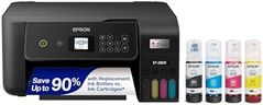 Epson EcoTank ET-2800 Wireless Color All-in-One Cartridge-Free Supertank with Scan and Copy, The Ideal Basic Home Printer - Black